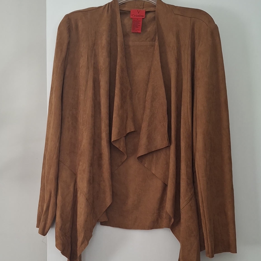 Washable Suede Jacket Sz M